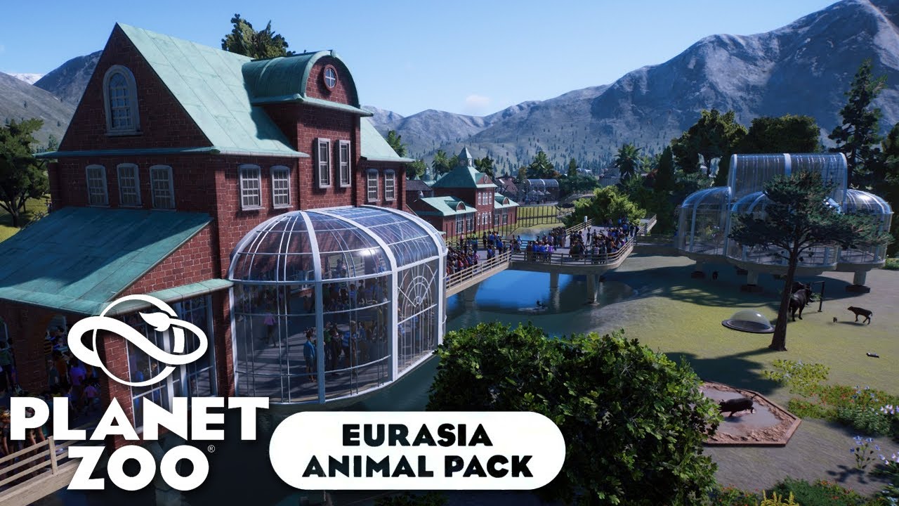 NOWE DLC: EUROASIA ANIMAL PACK + Troszkę budowania budynków - PLANET ZOO, MOJE PRYWATNE ZOO
