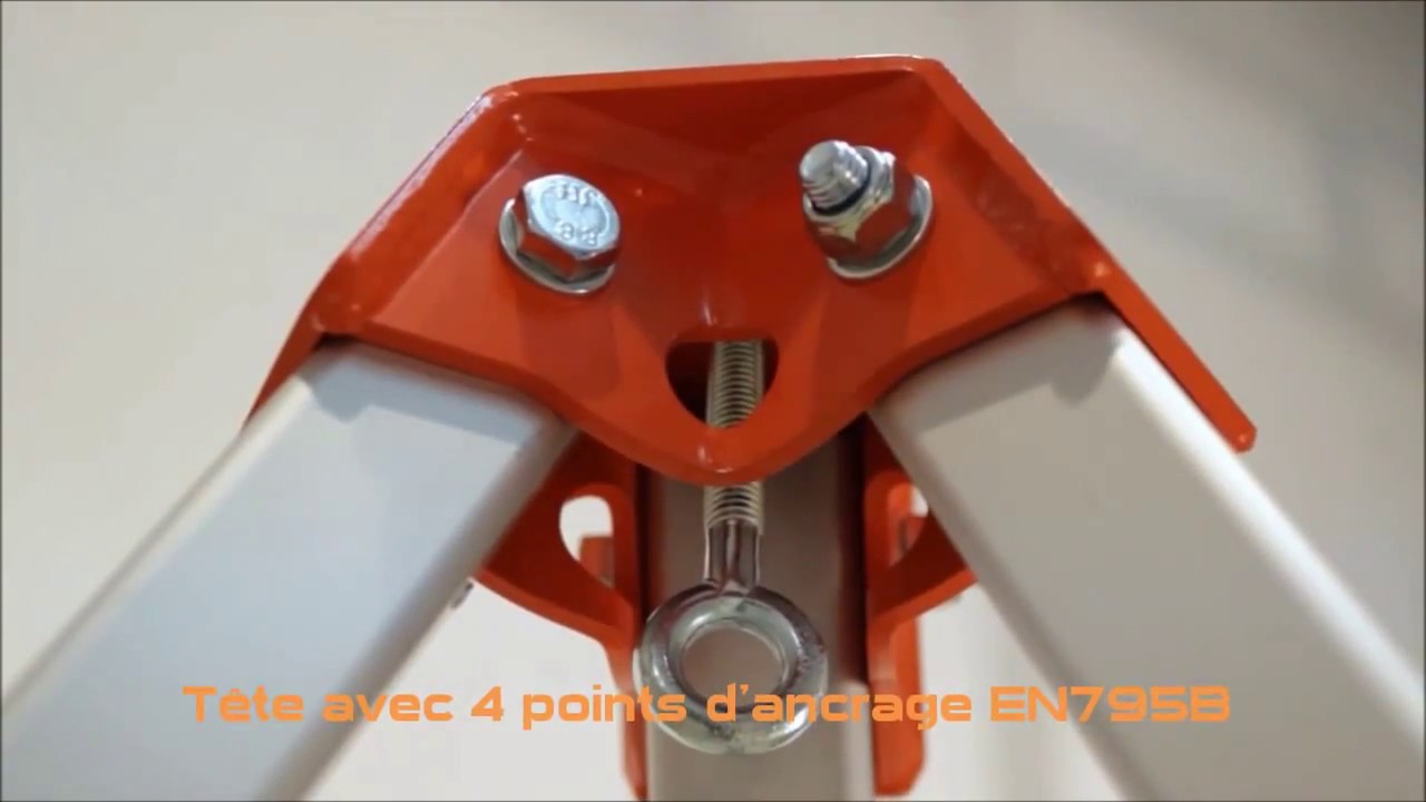 HarnaisPro Trépied de sécurité et de levage 500 kg, ATEX. HPTM9 (espace confiné, catec).