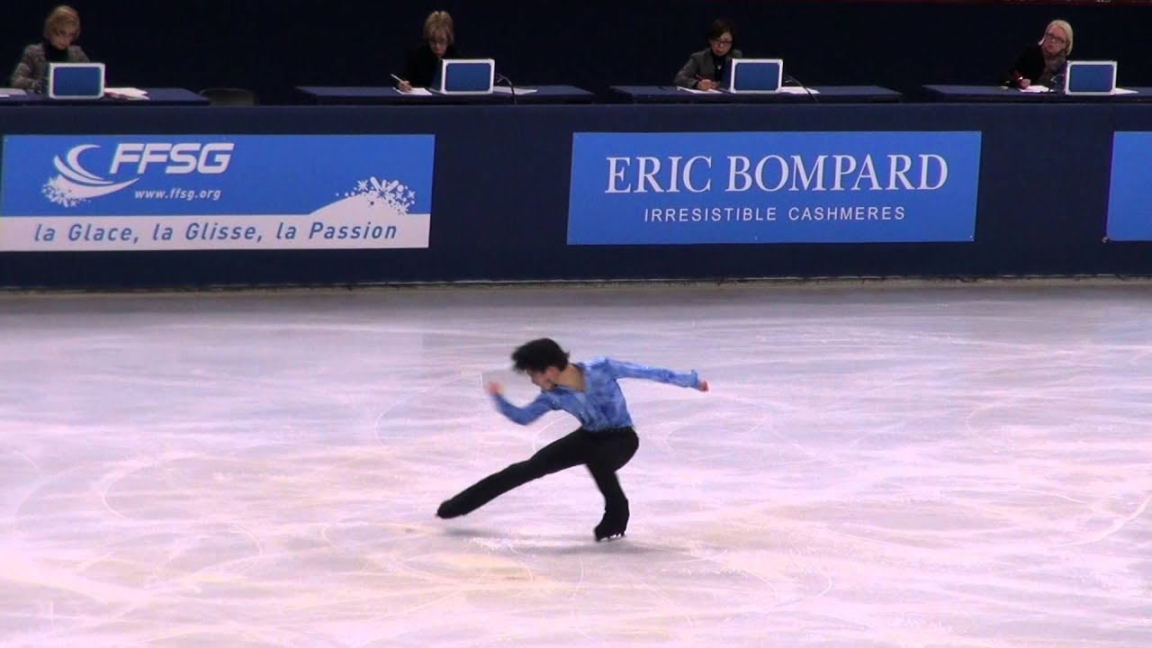 Yuzuru Hanyu Short Program TEB Grand Prix Paris 2013