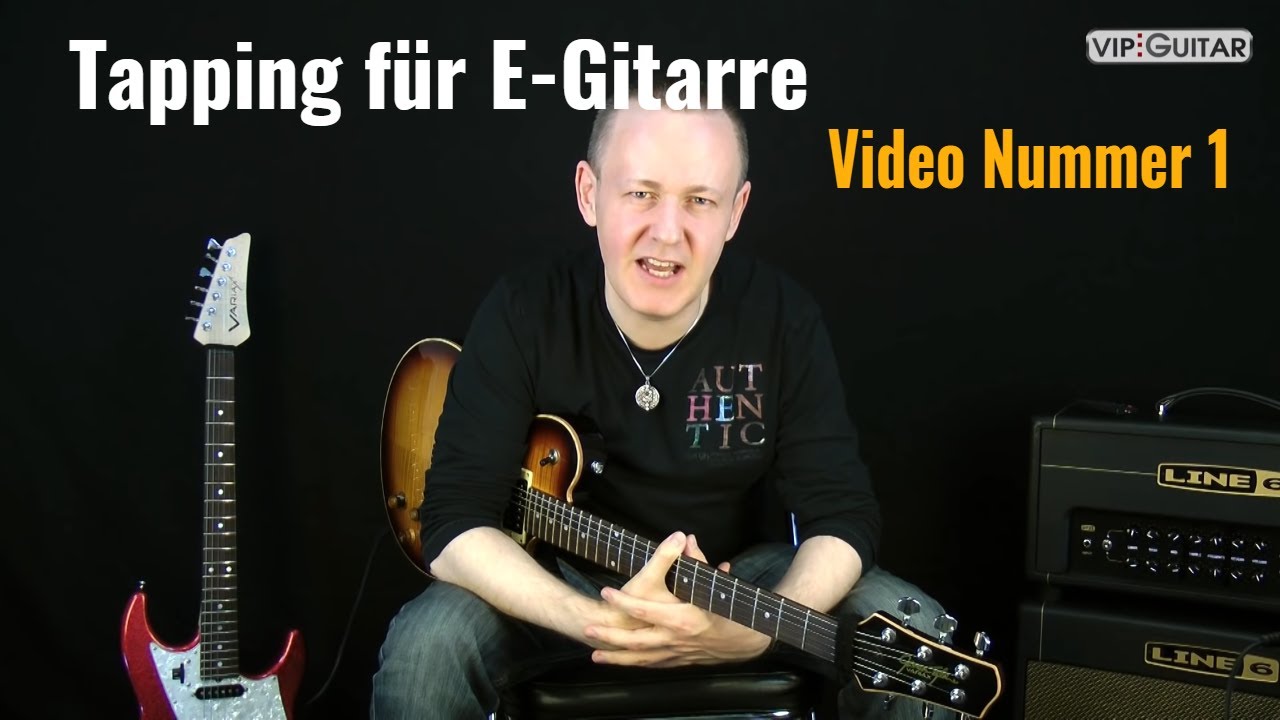 Tapping für E-Gitarre Video Nr.1: die Technik, Spielweise, Sound, Variationen.