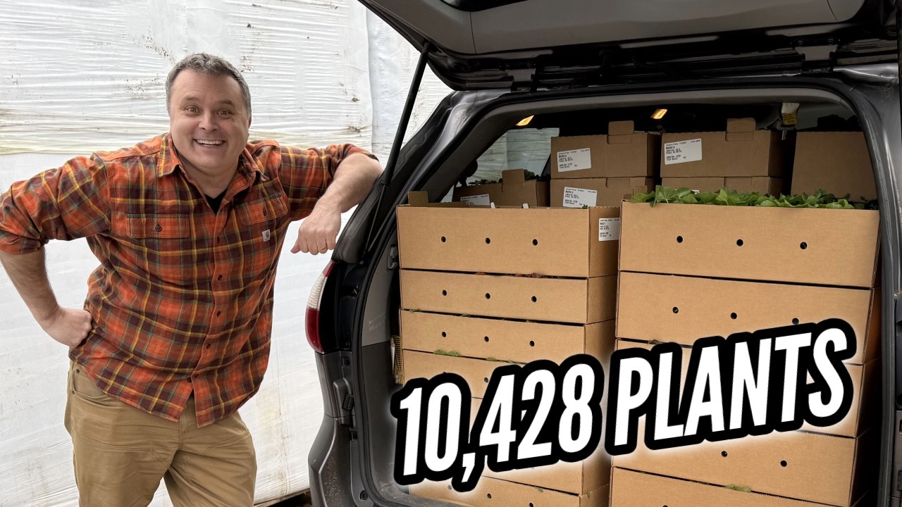 Can We Fit 10,428 Plants in This Van? | Greenhouse Pickup Day