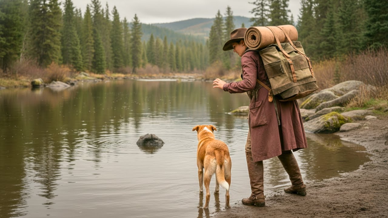 Mountain Woman Followed Her Dog to the River — What Floated Up Made Her Step Back