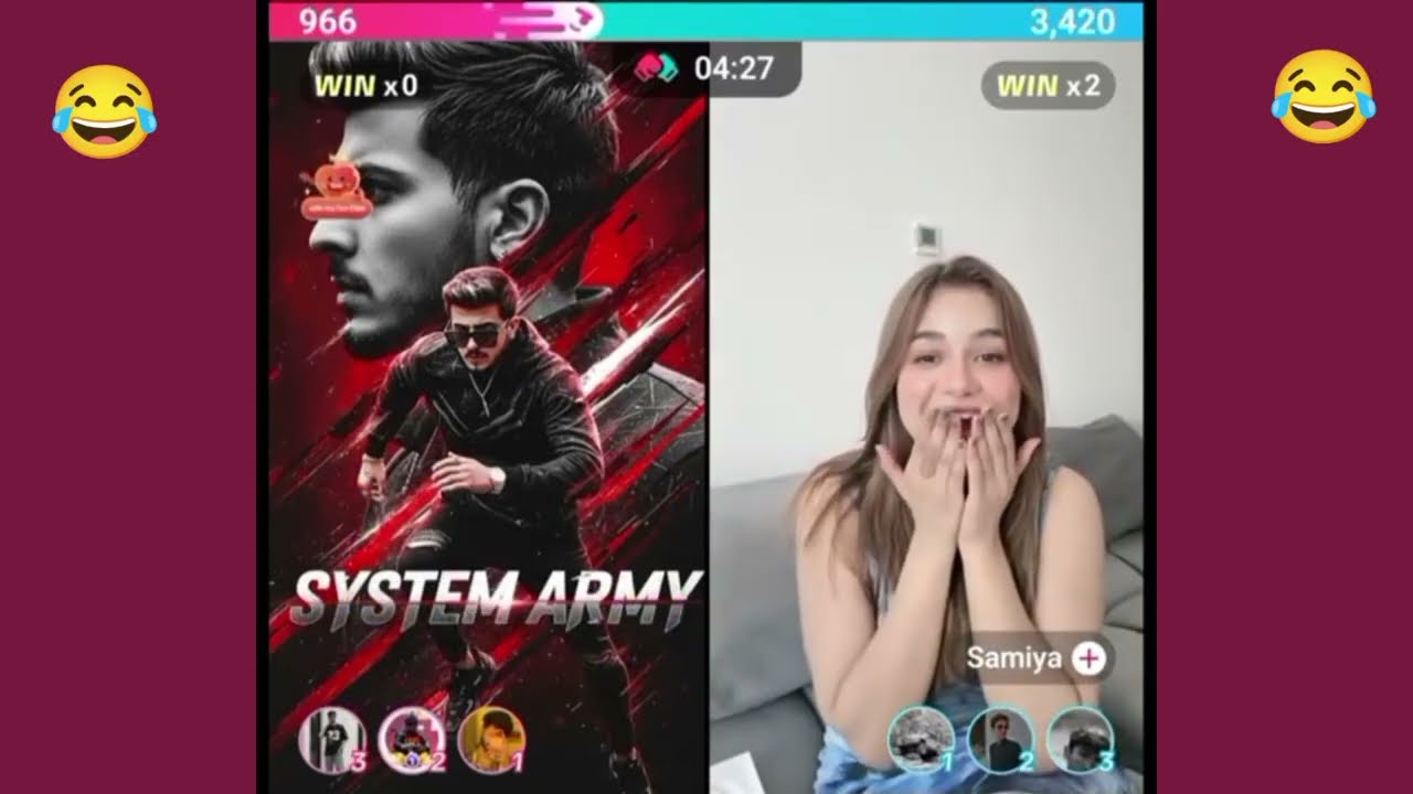 YOMAN and Samiya Hijab funny match 