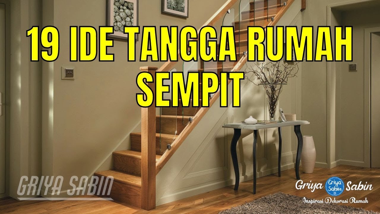 19 Ide Desain Tangga Rumah Sempit Sederhana | Rumah Minimalis