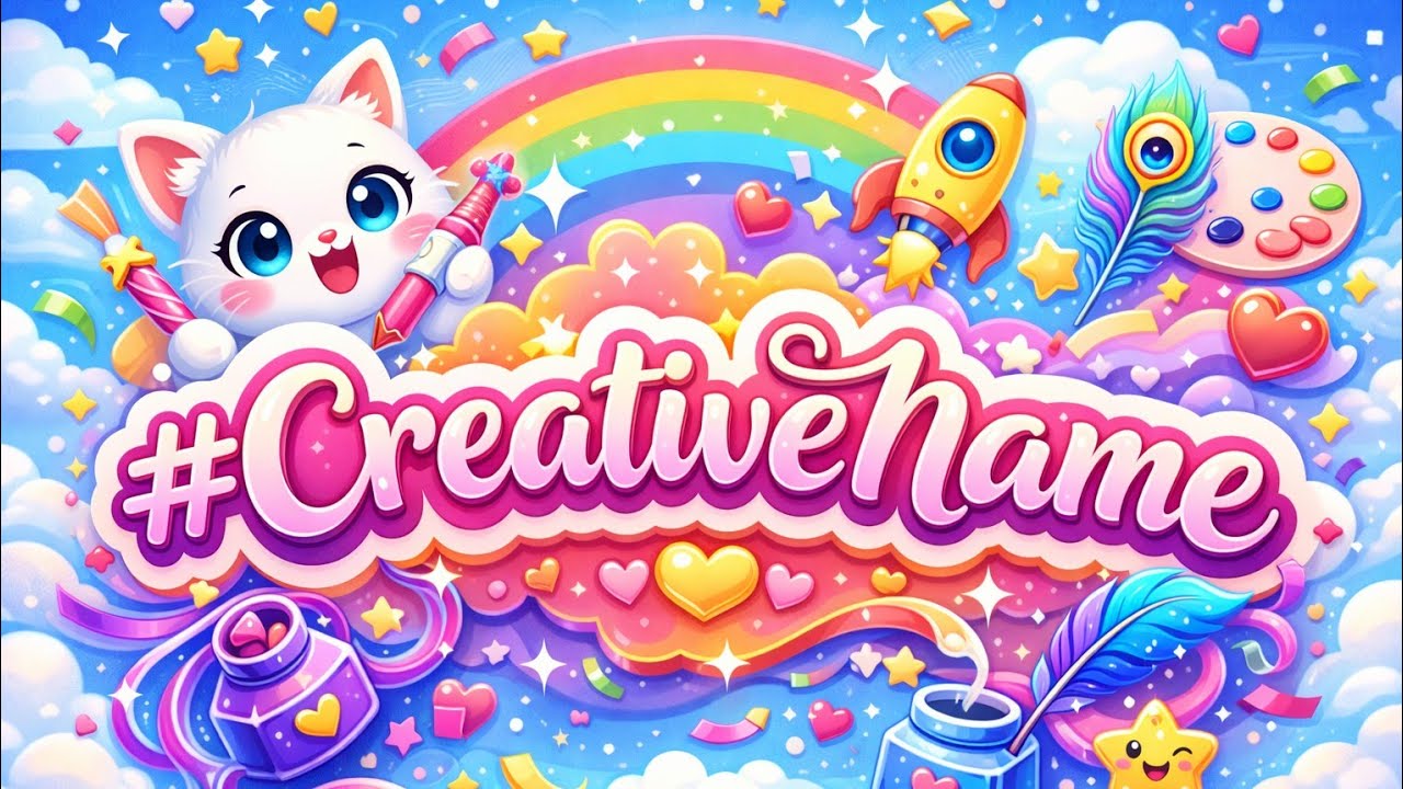 Aaj Banege Sabse Cute Creative Names Live 💖#Har naam kospecial love ke sath design kiya ja raha hai✨