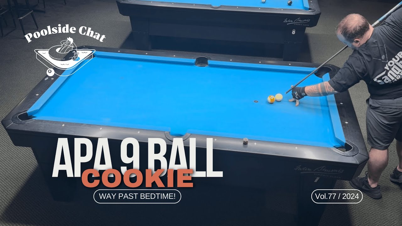 Ep 77: Way Past Bedtime! APA 9 Ball vs Cookie!