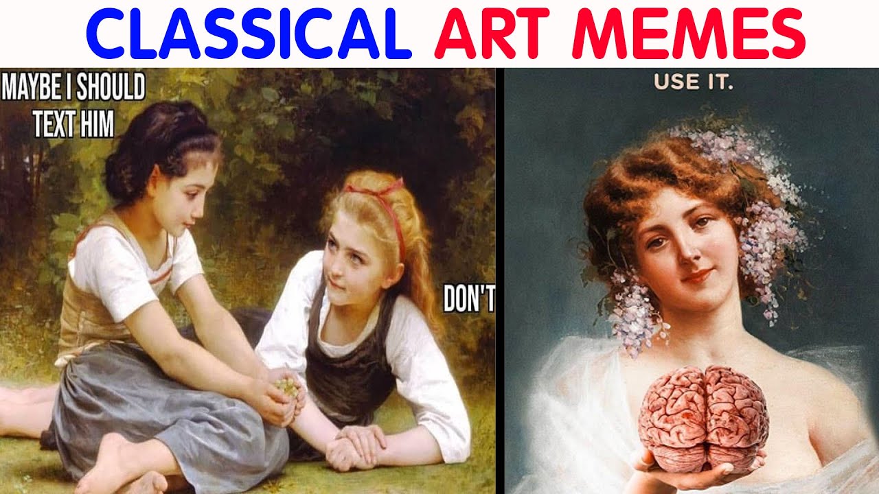 Hilarious Classical Art Memes That Deserve A Museum Of Their Own|| video compilation #6