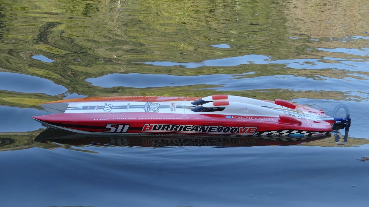 Kyosho Hurricane 900 VE - Catamaran RTR Brushless - Bateau RC de vitesse