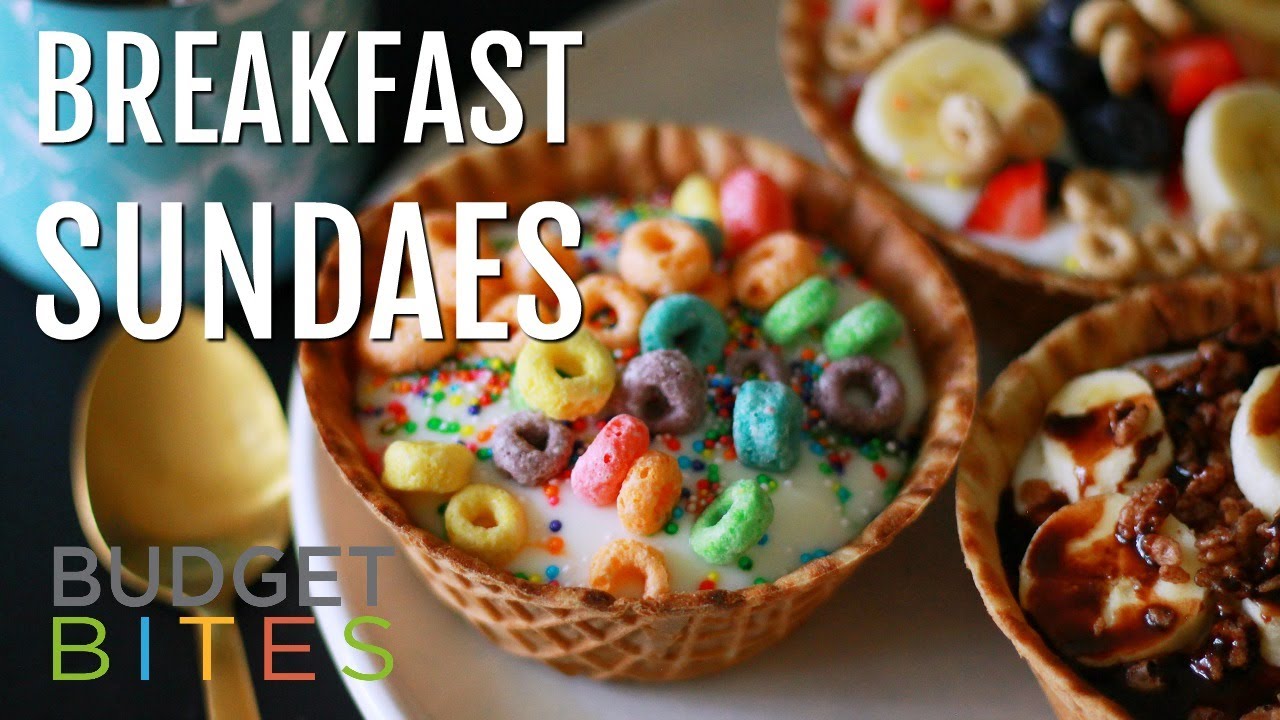 Breakfast Sundaes
