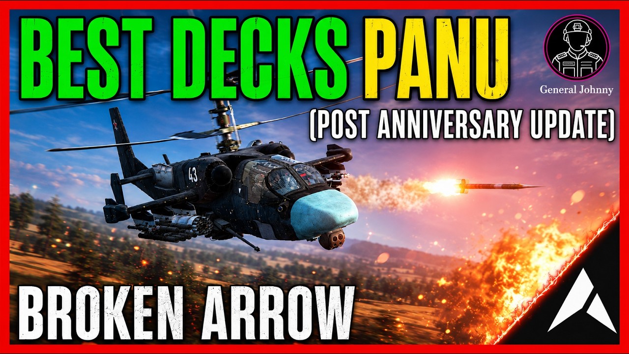 BROKEN ARROW: TOP 3 DECKS POST ANNIVERSARY UPDATE (PANU) #strategy #warthunder #rts