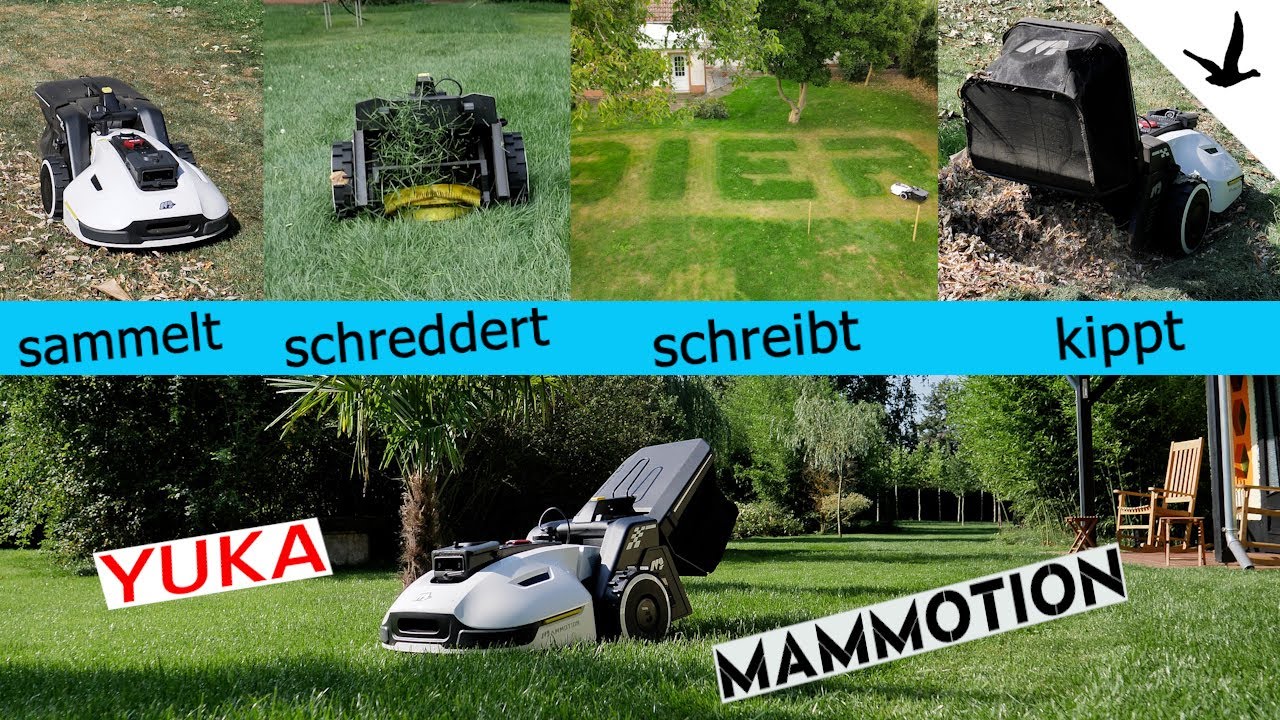 YUKA Mammotion Kehr & Mähroboter✅Alle Funktionen im großen Test.