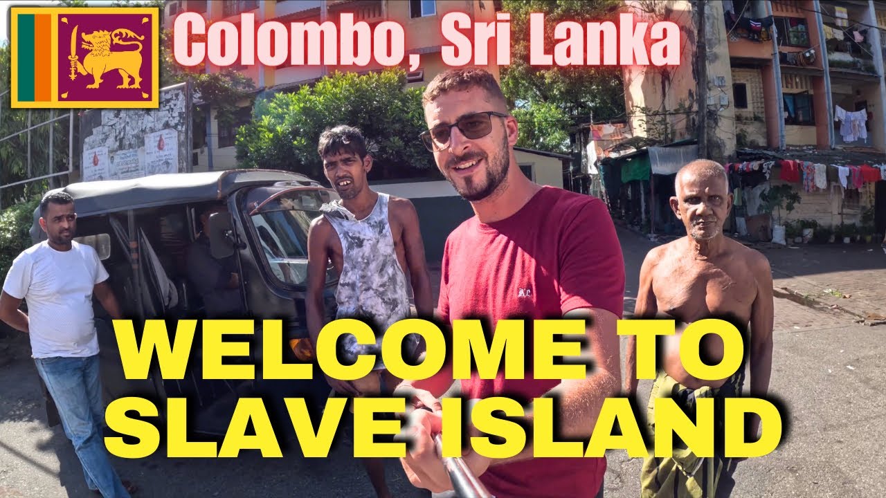DEEP IN THE SLUMS OF COLOMBO : I didn’t expect this ! 😧🇱🇰 (Slave Island!)