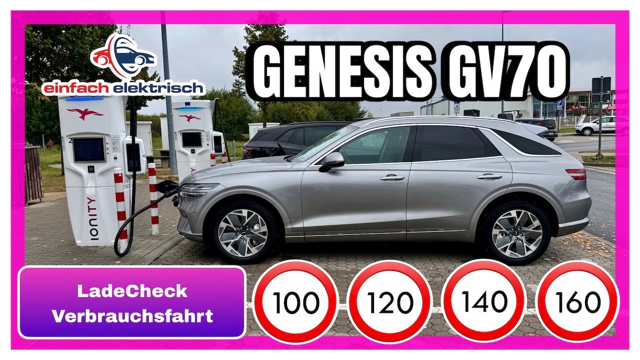 Genesis GV70 😳 Verbrauch & Ladepower überraschen richtig