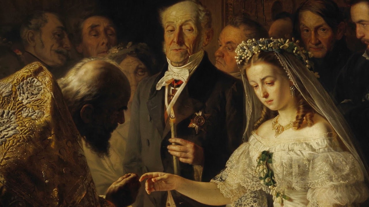 The Unequal Marriage (1862) by Vasily Pukirev