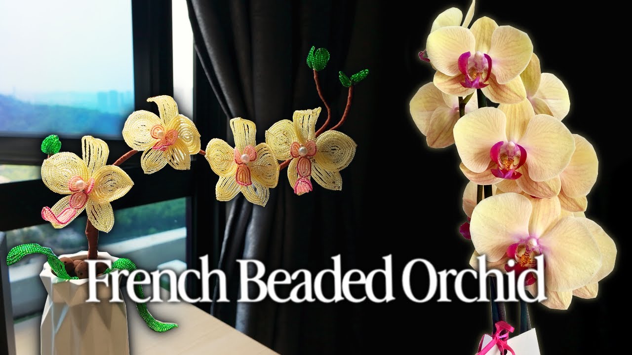 Pinterest-Inspired Beaded Orchid ✦ Calm ASMR