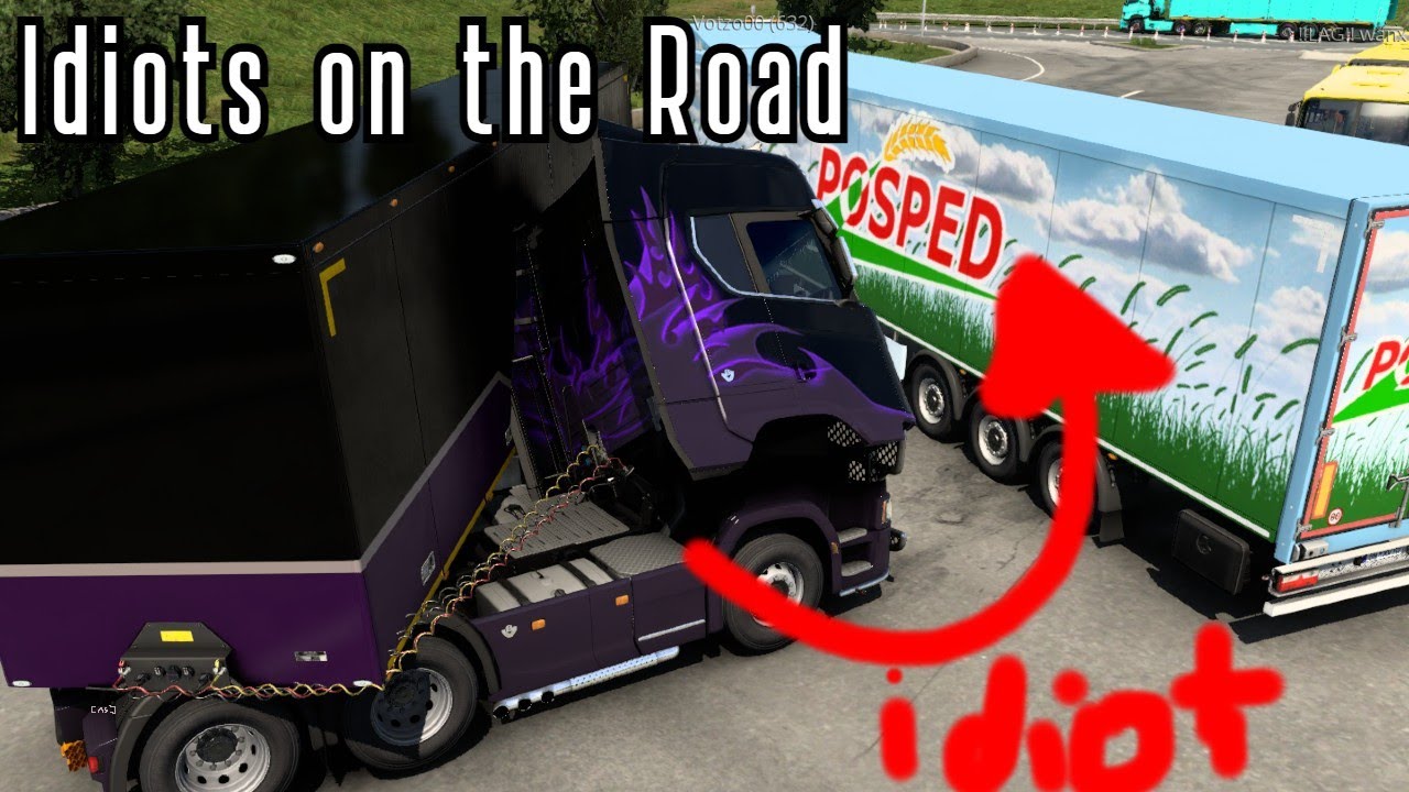 Idiots on the road #4 - ETS2MP | Bad Drivers - Euro Truck Simulator 2 Multiplayer