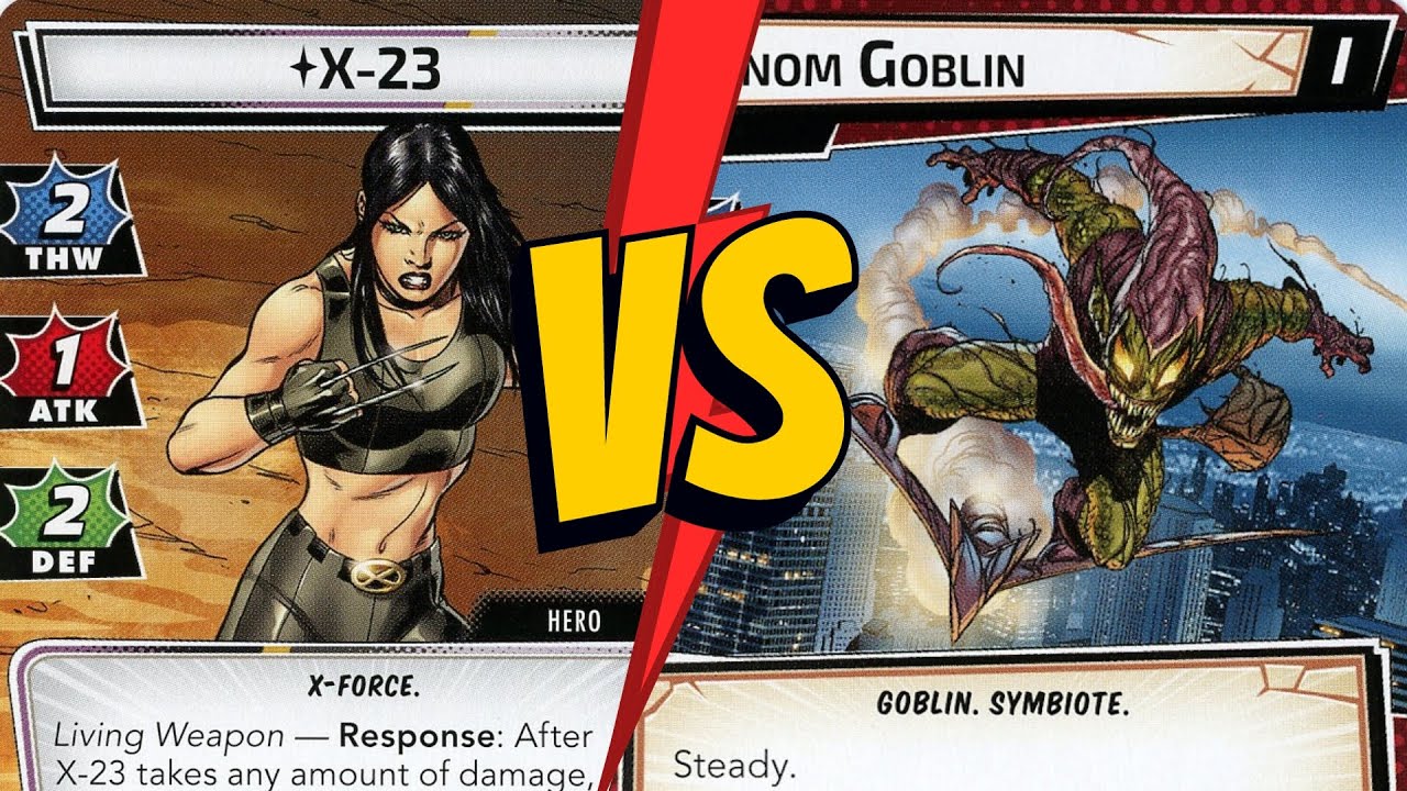 X-23 vs. Venom Goblin - Marvel Champions