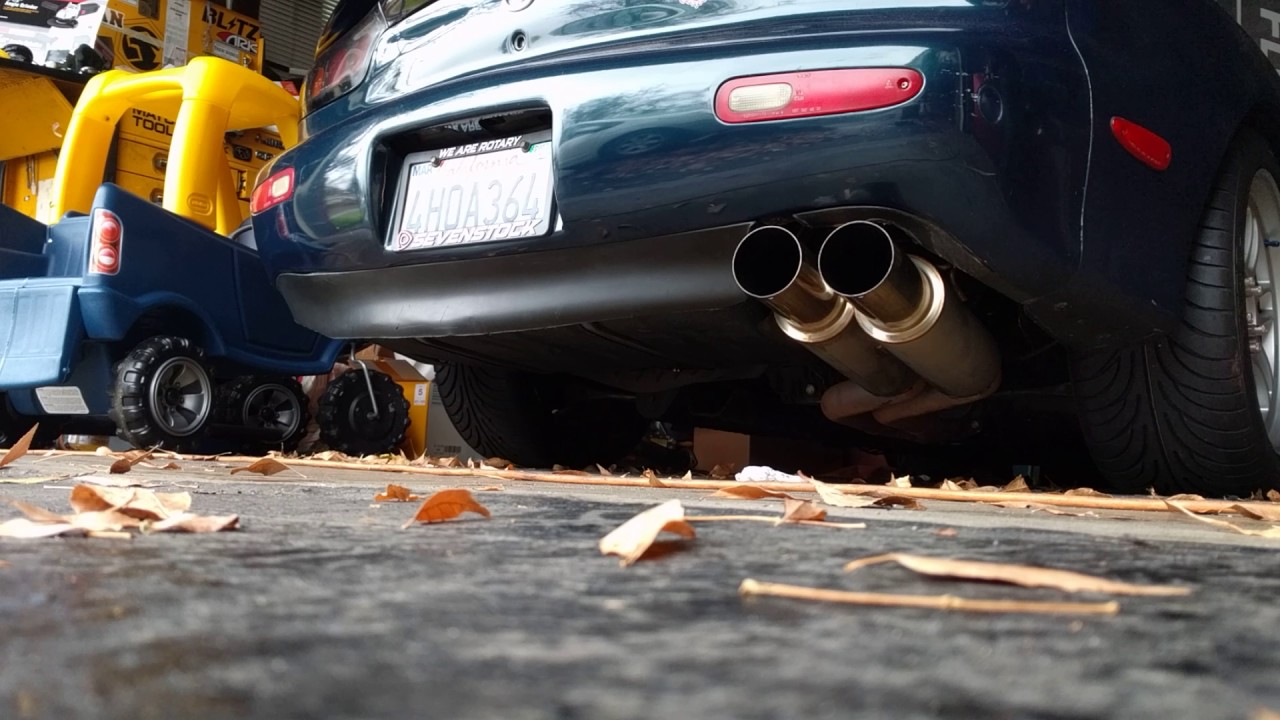 FD rx-7 idle cold start stock port  apexi dual n1