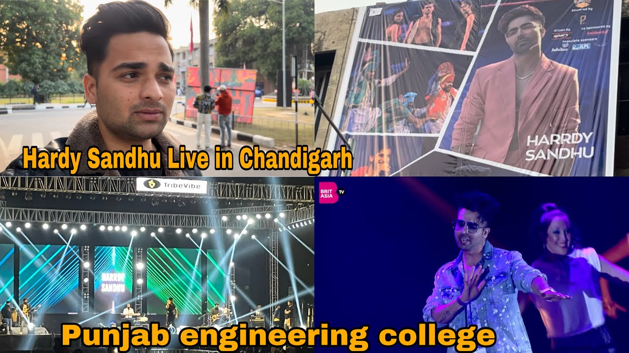 Hardy Sandhu Live In Chandigarh | | Hardy Sandhu Live in Punjab Engineering College Chandigarh