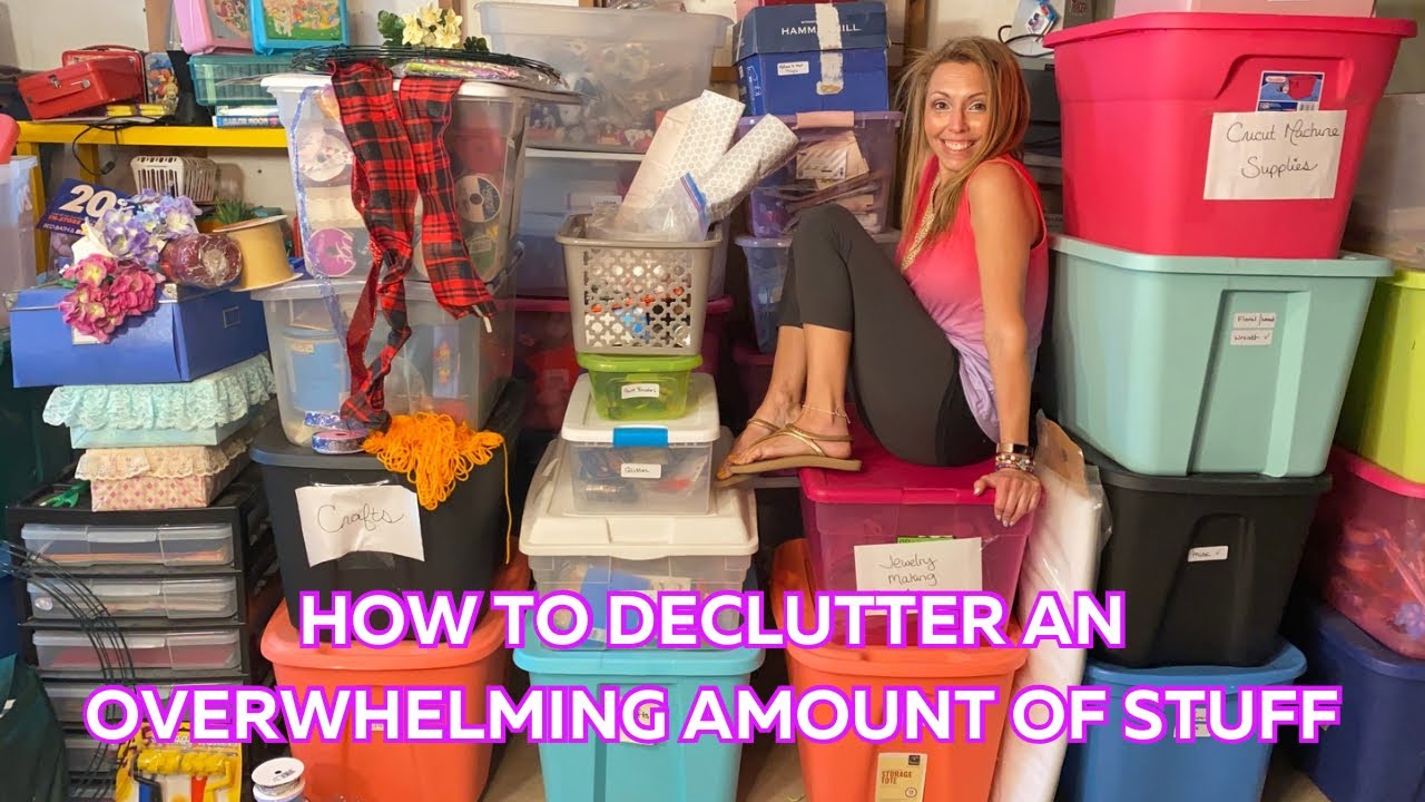 Replay! How to Declutter an Overwhelming Amount of Stuff | Craft Supply Hoard