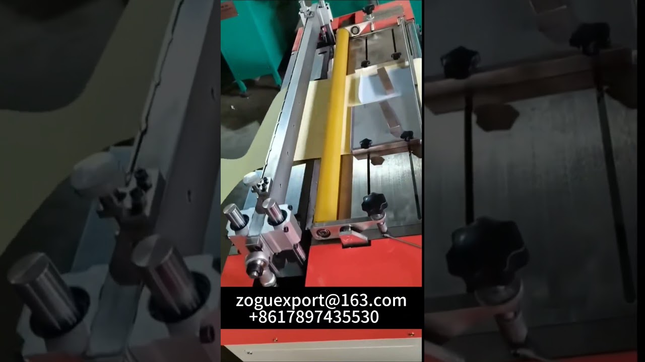Filter knife pleating machine #knifepleatingmachine