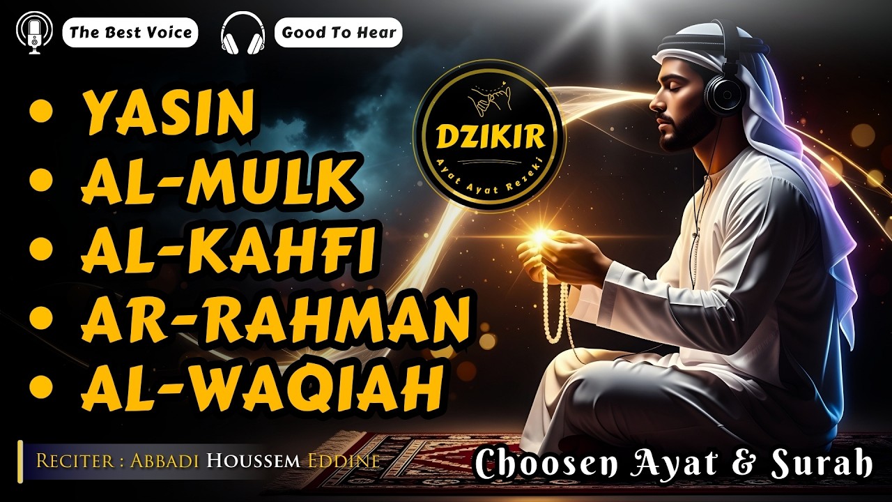 Deep Sleep & Peace: Powerful Quran Recitation for Nighttime (Yasin, Ar Rahman, Al Mulk, Al Kahf)