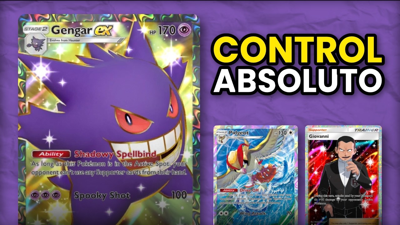 Domina el Juego con Gengar EX y Pidgeot💀 | Mazo de Control Pokémon TCG Pocket