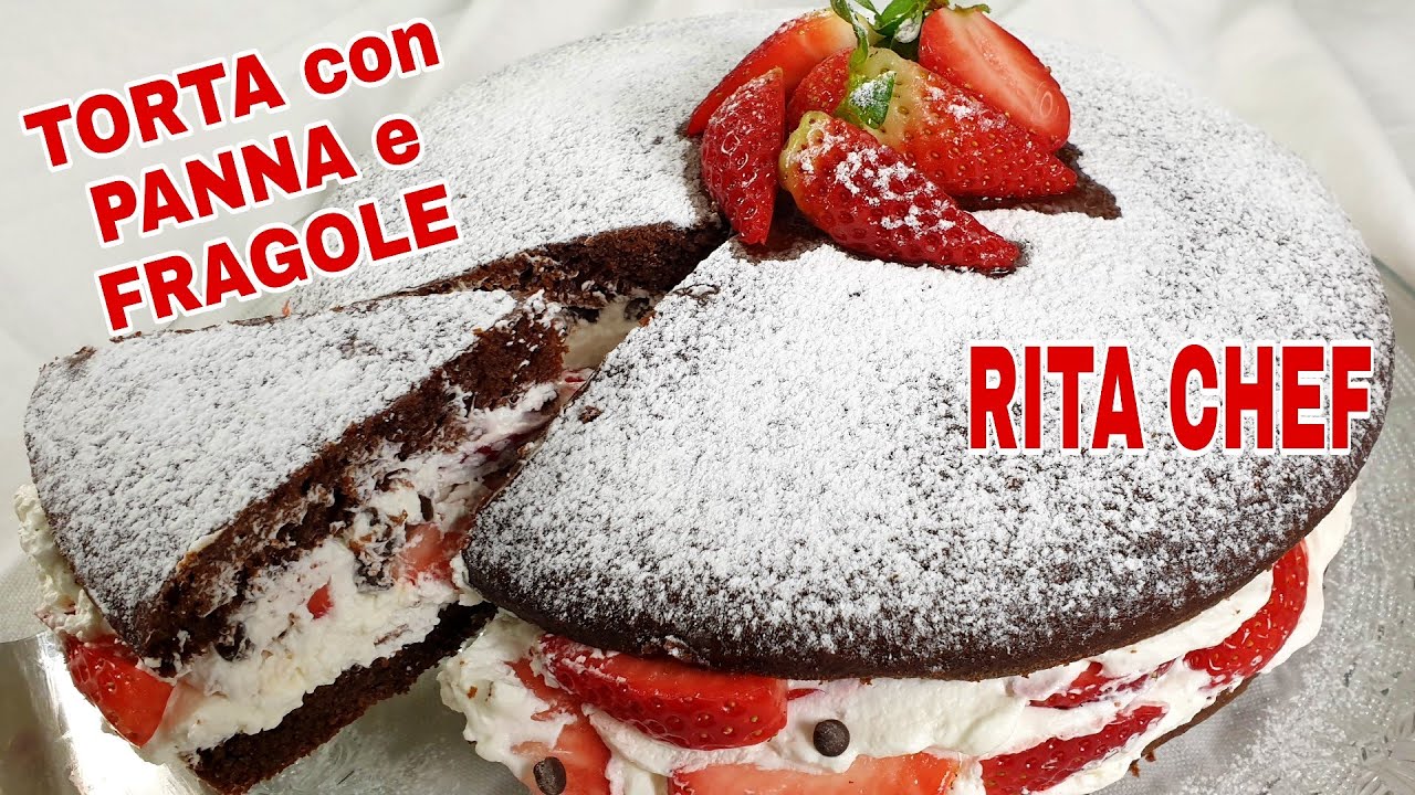 ⭐ТОРТ СО СЛИВКАМИ И КЛУБНИКОЙ от RITA CHEF⭐ Идеально подходит ко Дню Святого Валентина!