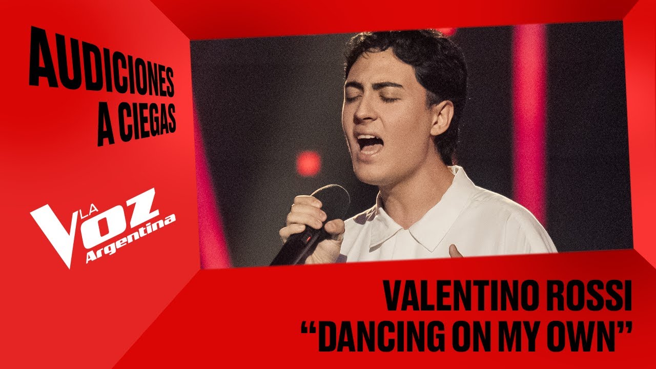 Valentino Rossi - “Dancing on my own” - Audiciones a ciegas - La Voz Argentina 2025