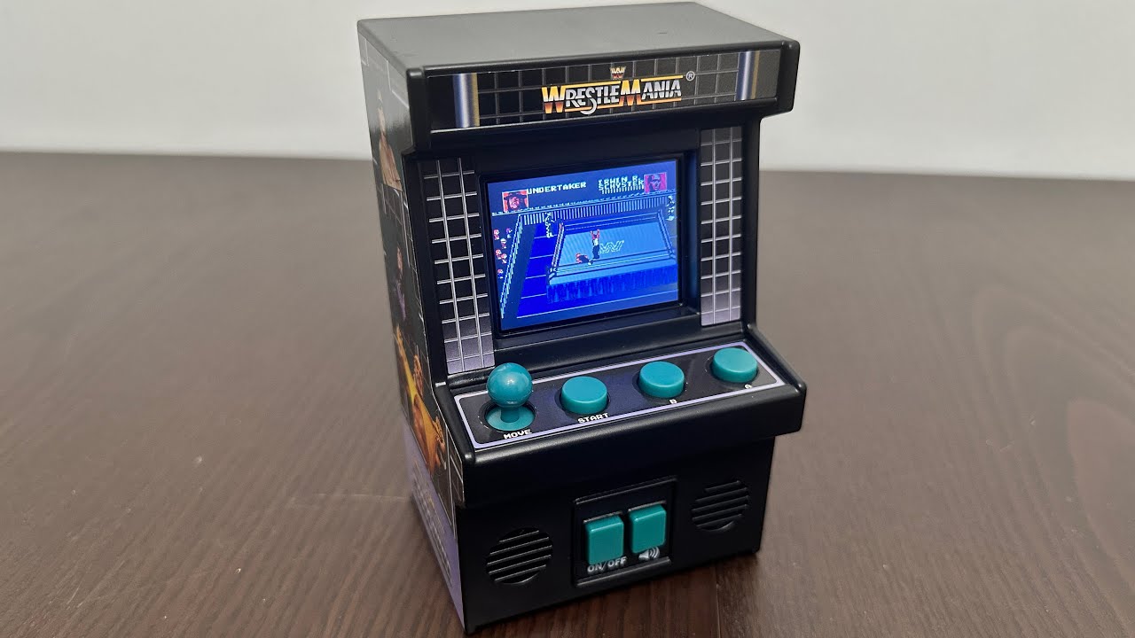 Wrestle Mania Steel Cage Mini Arcade Classics Toys Unboxing