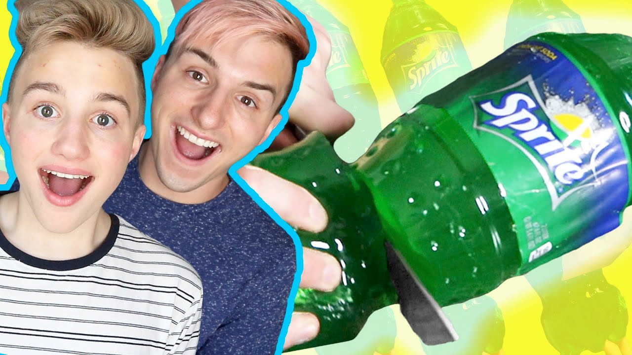 DIY GIANT JELLY GUMMY SPRITE BOTTLE (w/ Lucas)