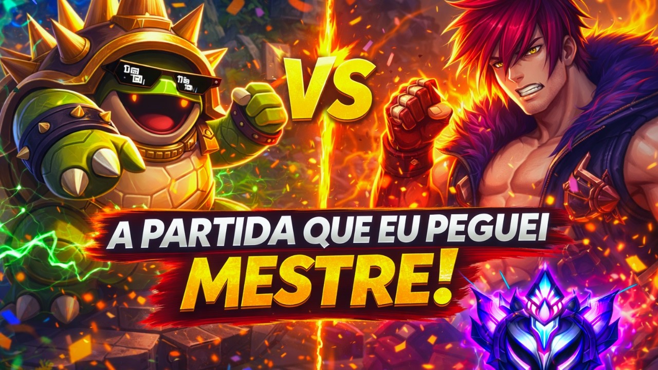 RAMMUS vs SETT — A PARTIDA QUE ME FEZ PEGAR MESTRE! 🏆| Luanmmus