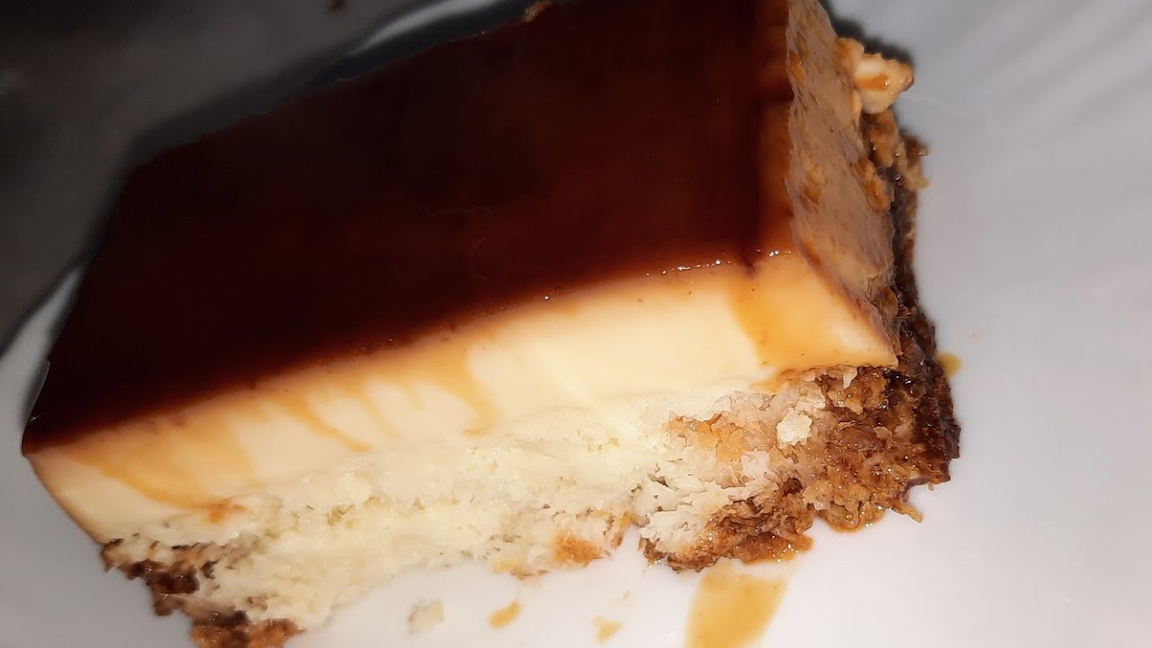 Flan à la noix de coco.