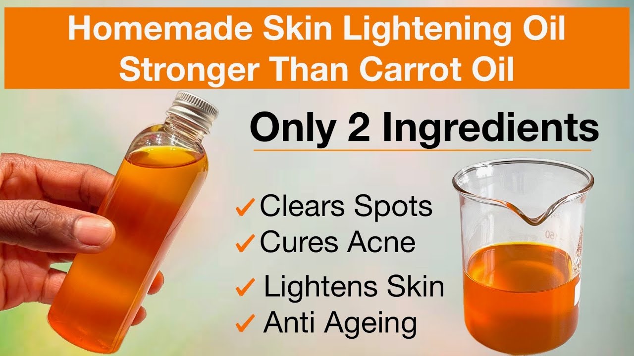 DIY Homemade Skin Lightening Oil Stronger Than Carrot Oil (Face And Skin Lightening Pumpkin Oil)