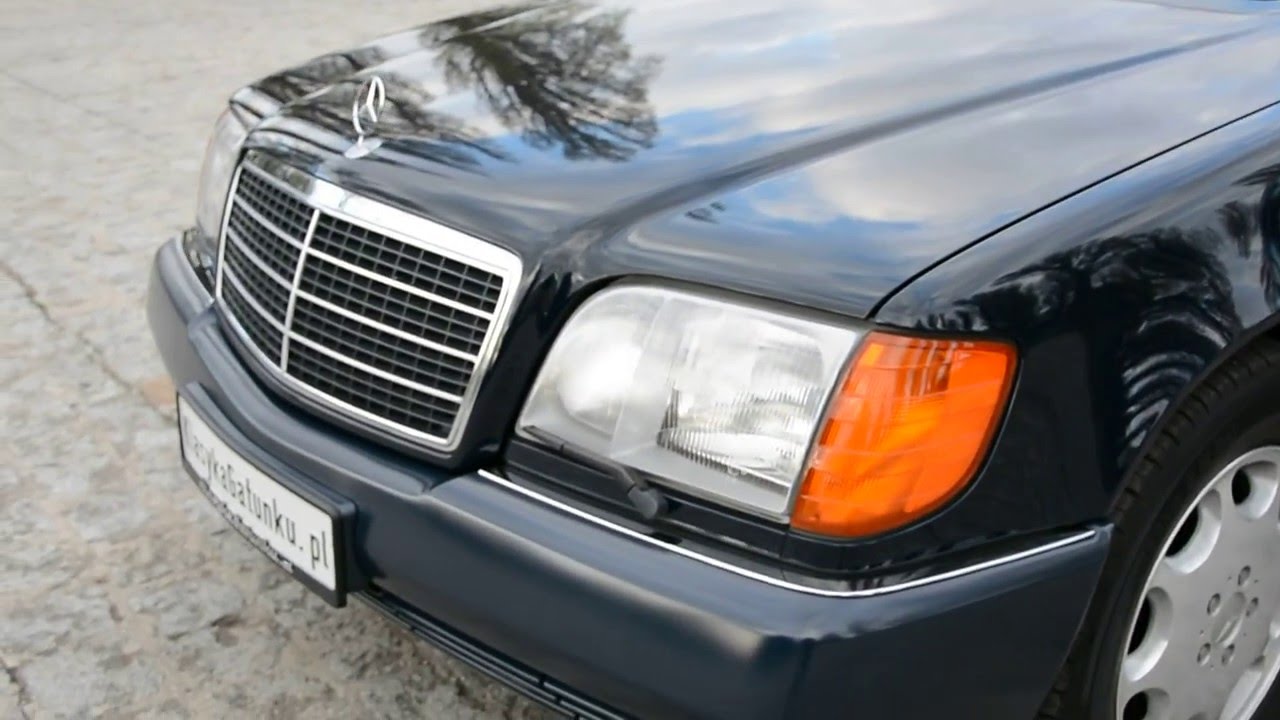 Mercedes 500 SEL 1992 29,000 km KlasykaGatunku.pl low mileage w140