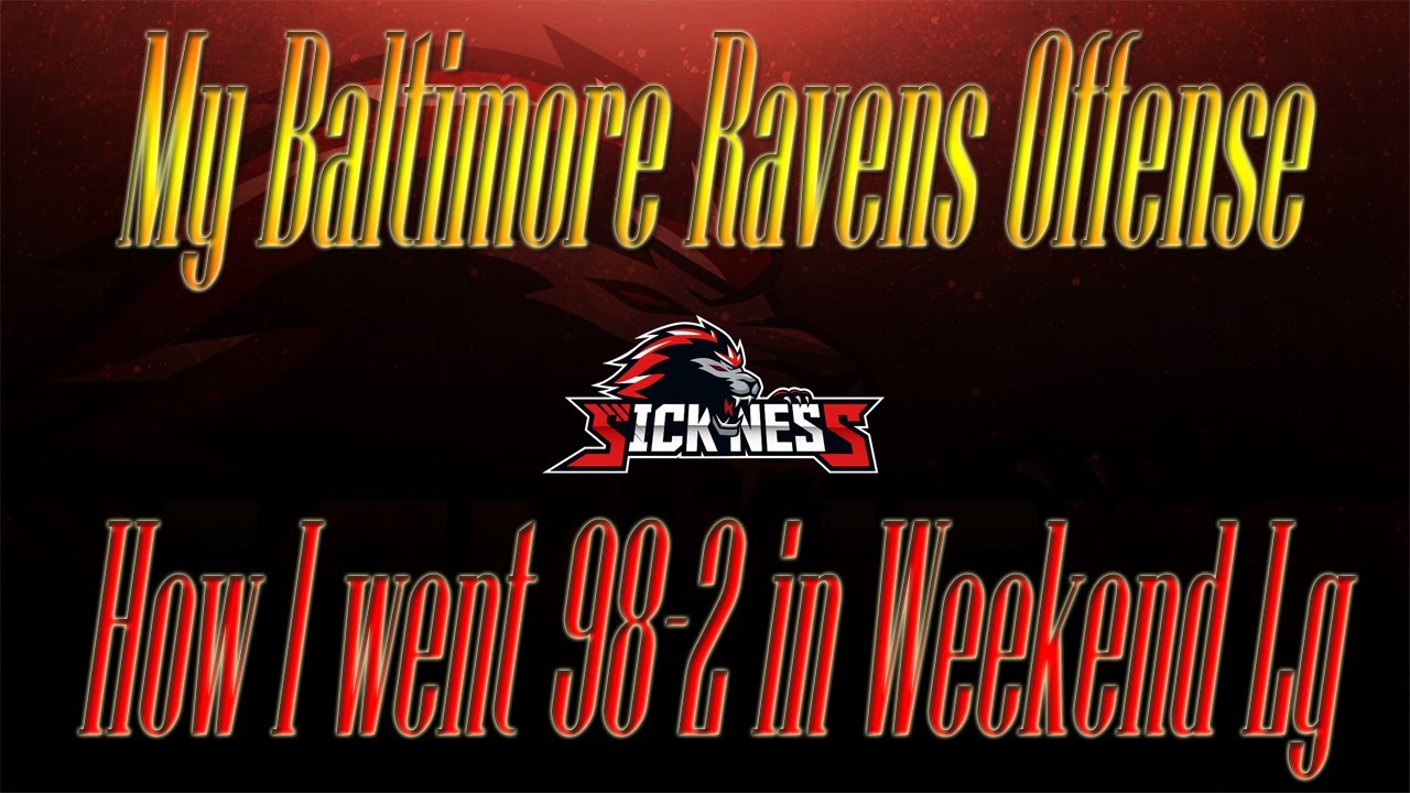My Best Offense in Madden 20 - Free Ebook (Baltimore Ravens)