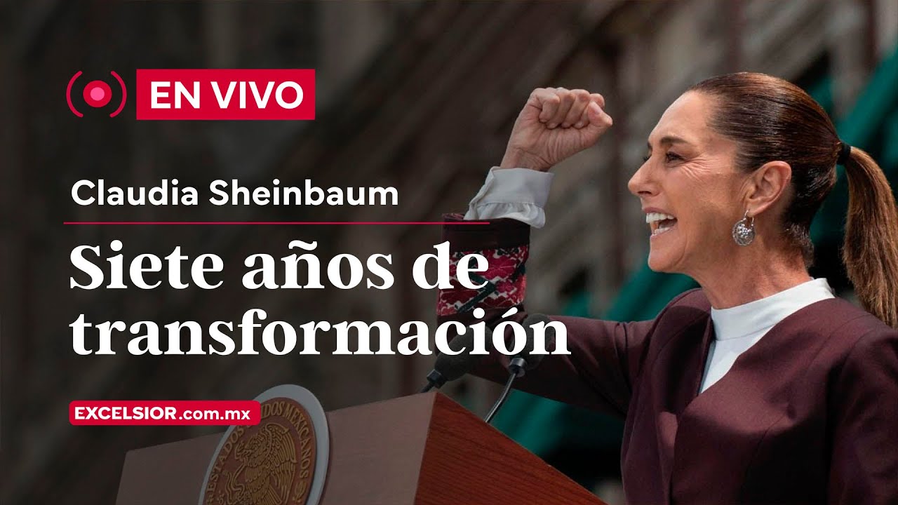 🔴 EN VIVO | Sheinbaum celebra 7 a&ntilde;os de transformaci&oacute;n desde el Z&oacute;calo