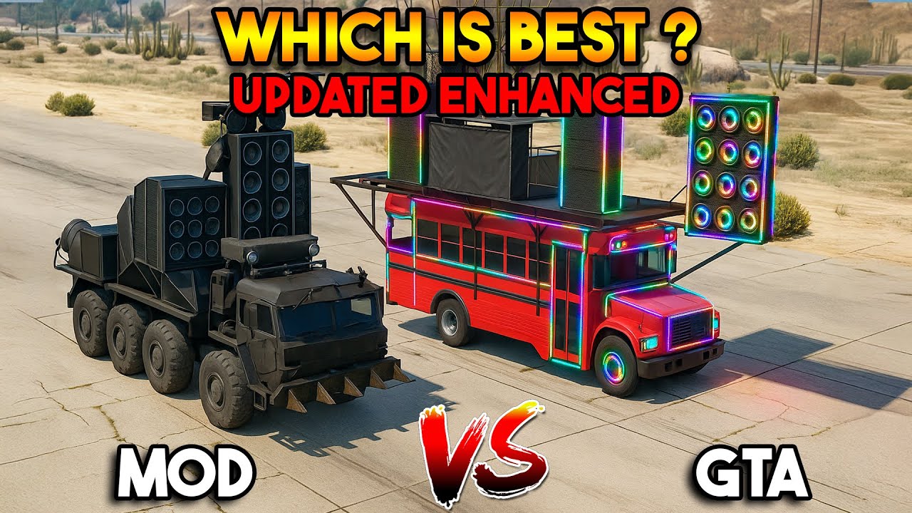 GTA 5 VS MOD (WHICH IS BEST PARTY BUS?)