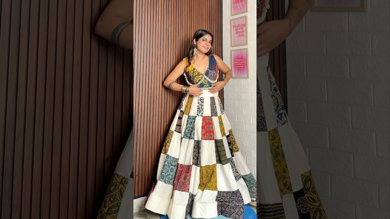 Navratri ✨Ready to wear Lehenga choli from flipkart 🫶🏻💙 #lehengacholi #shortsvideo