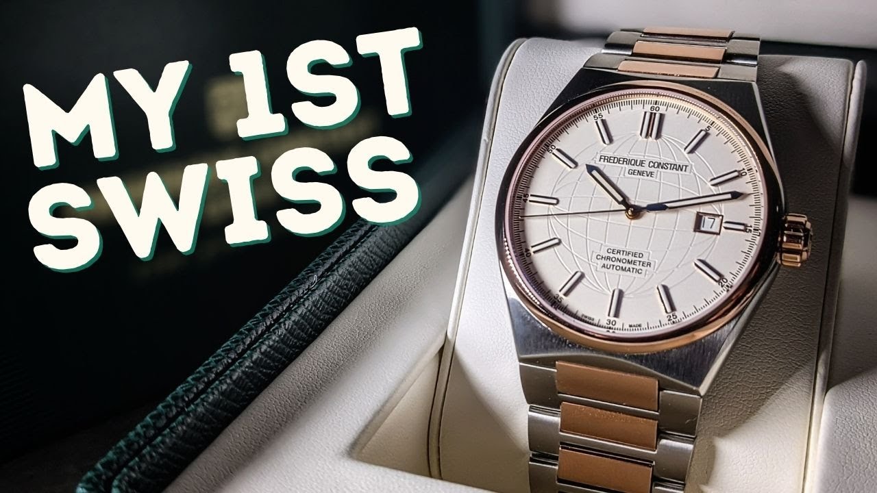 Watch enthusiast reacts to his 1st Swiss made watch, Frederique Constant Highlife ***UNBOXING***