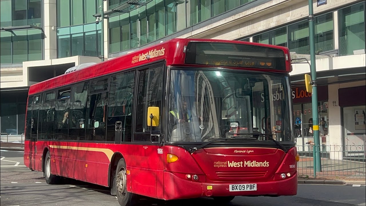 Buses in Birmingham city centre (28/2/26)