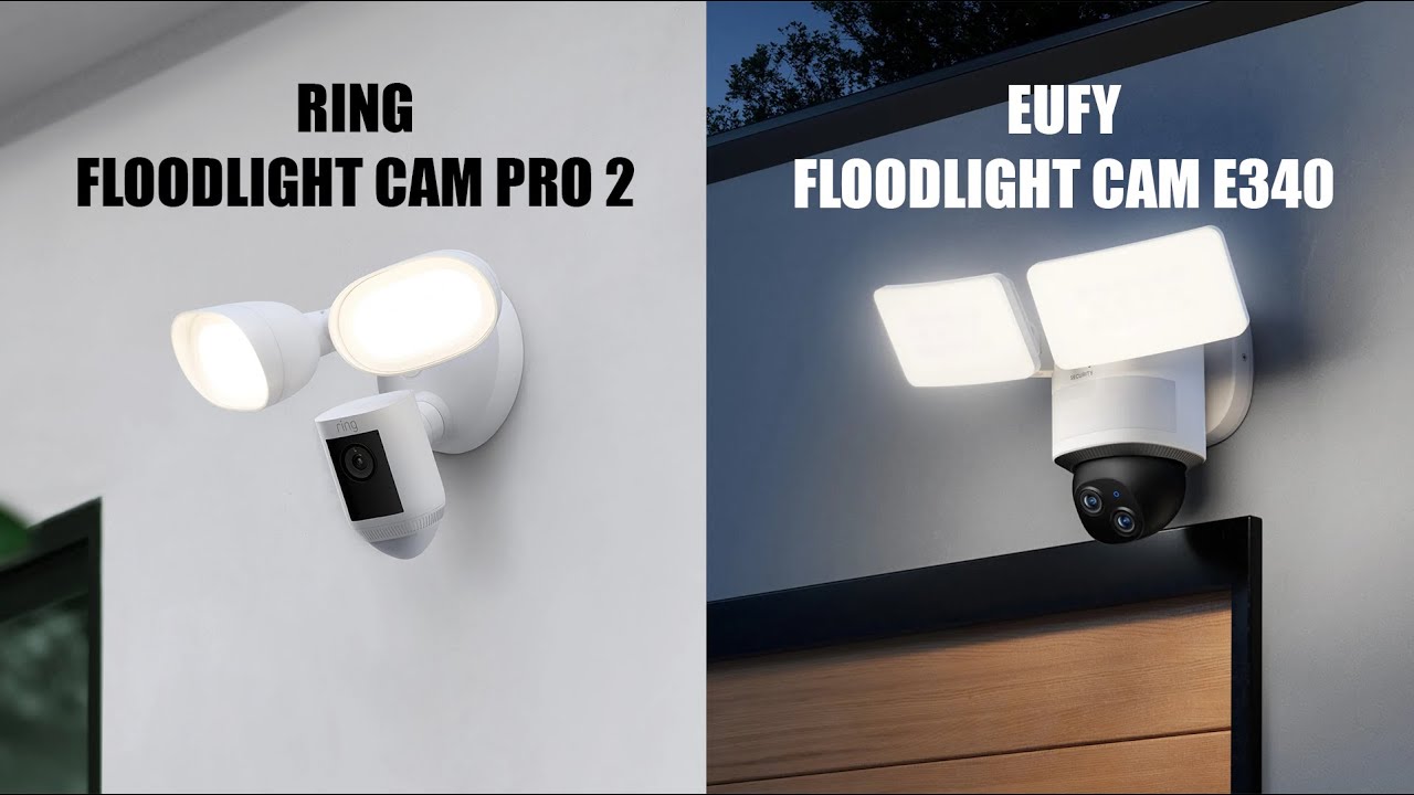 Ring Floodlight Cam Pro 2 vs eufy Floodlight Camera E340 - Which Give You Better Footage?