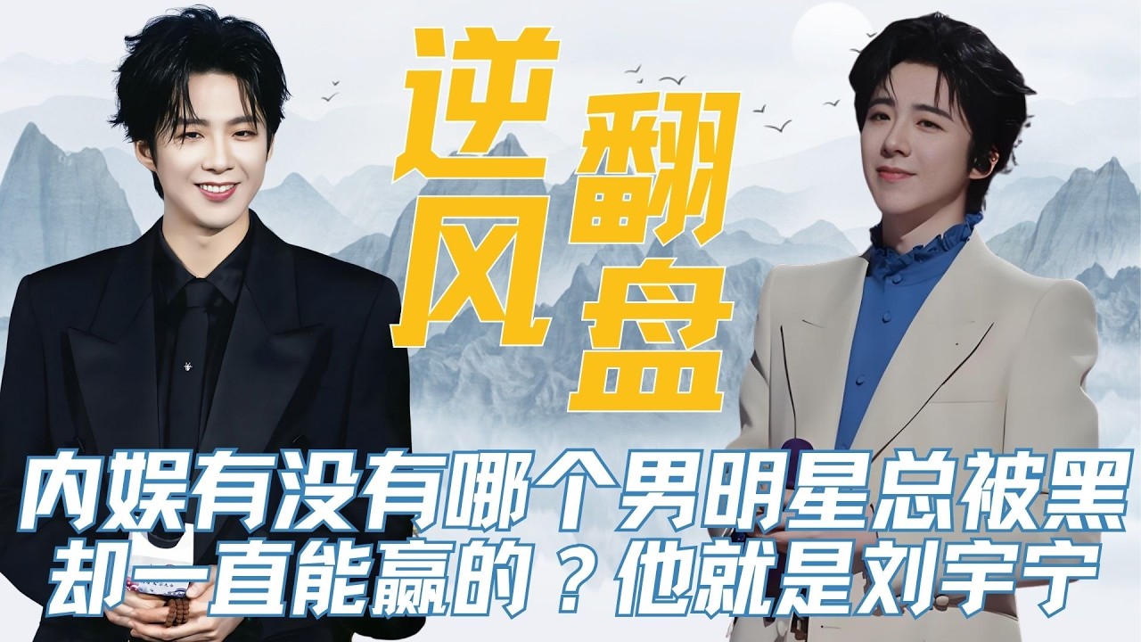 内娱有没有哪个男明星，总被黑，却一直能赢的？有！他就是刘宇宁 #刘宇宁 #明星 #娱乐圈 #逆袭