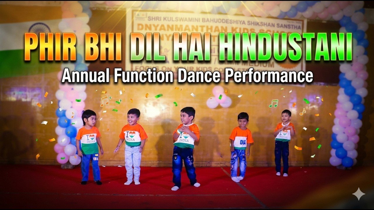 Phir Bhi Dil Hai Hindustani | Kids Dance | Independence Day Special | Patriotic Dance Children 🇮🇳🎵
