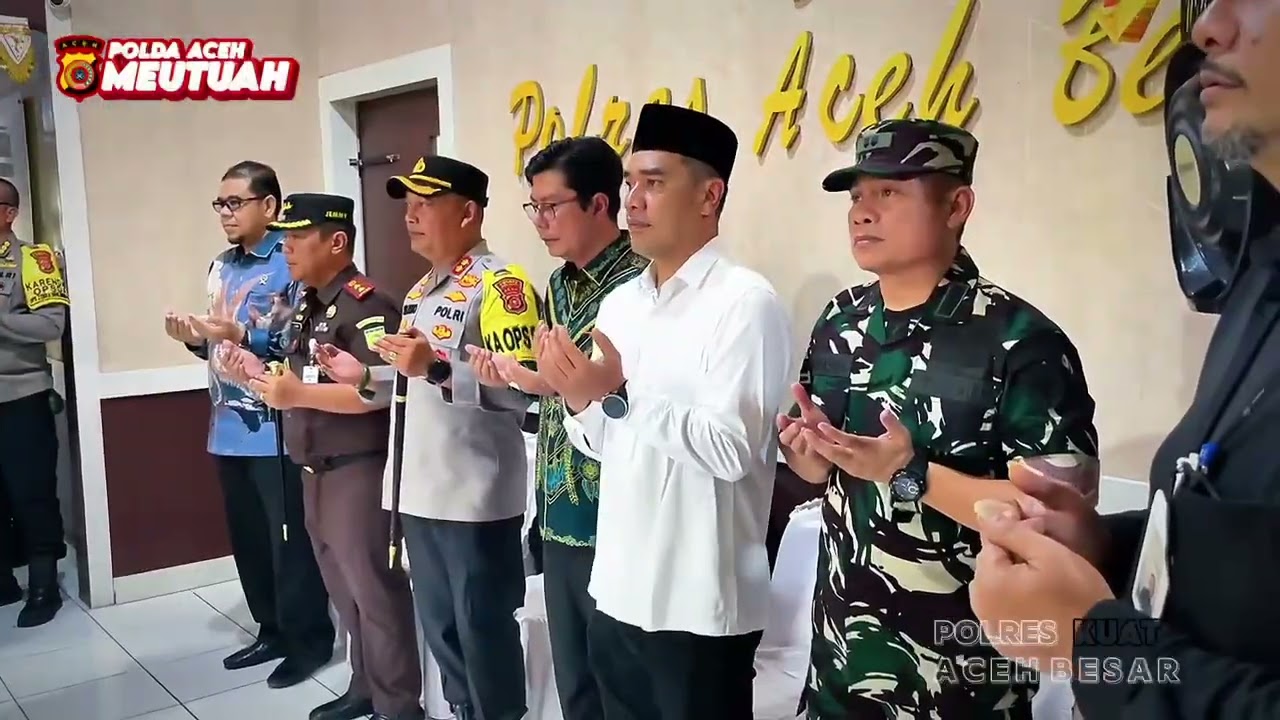 Kunjungan kerja Kapolda Aceh beserta Rombongan ke Polres Aceh Besar