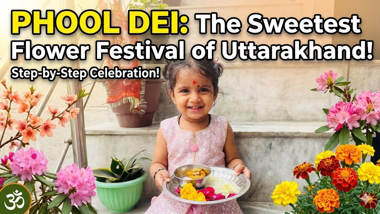 Aaj hamari beti apko dikhayegi kese Uttarakhand mein phoolon se ghar ki dehleez ko sajaya jata hai 🌸