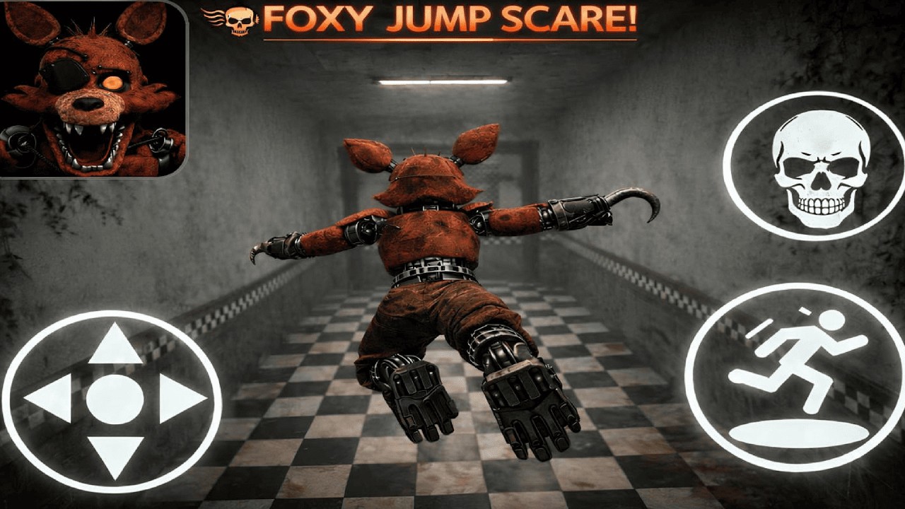 What if I BECOME FOXY Scary Jump lvl ?! - FNAF Eternal Nights | ROBLOX