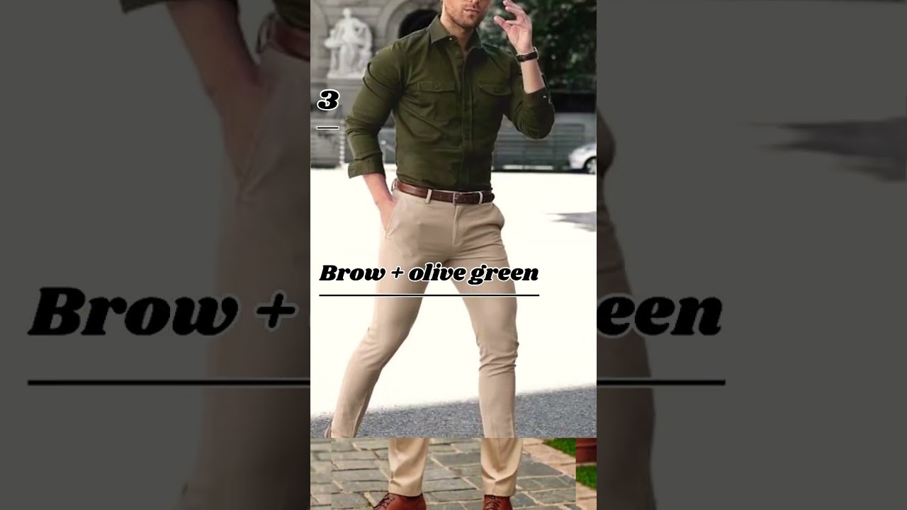 Top 5 BROWN PANT MATCHING SHIRT !!! COLOUR COMBINATION !!! LATEST MEN'S FASHION
