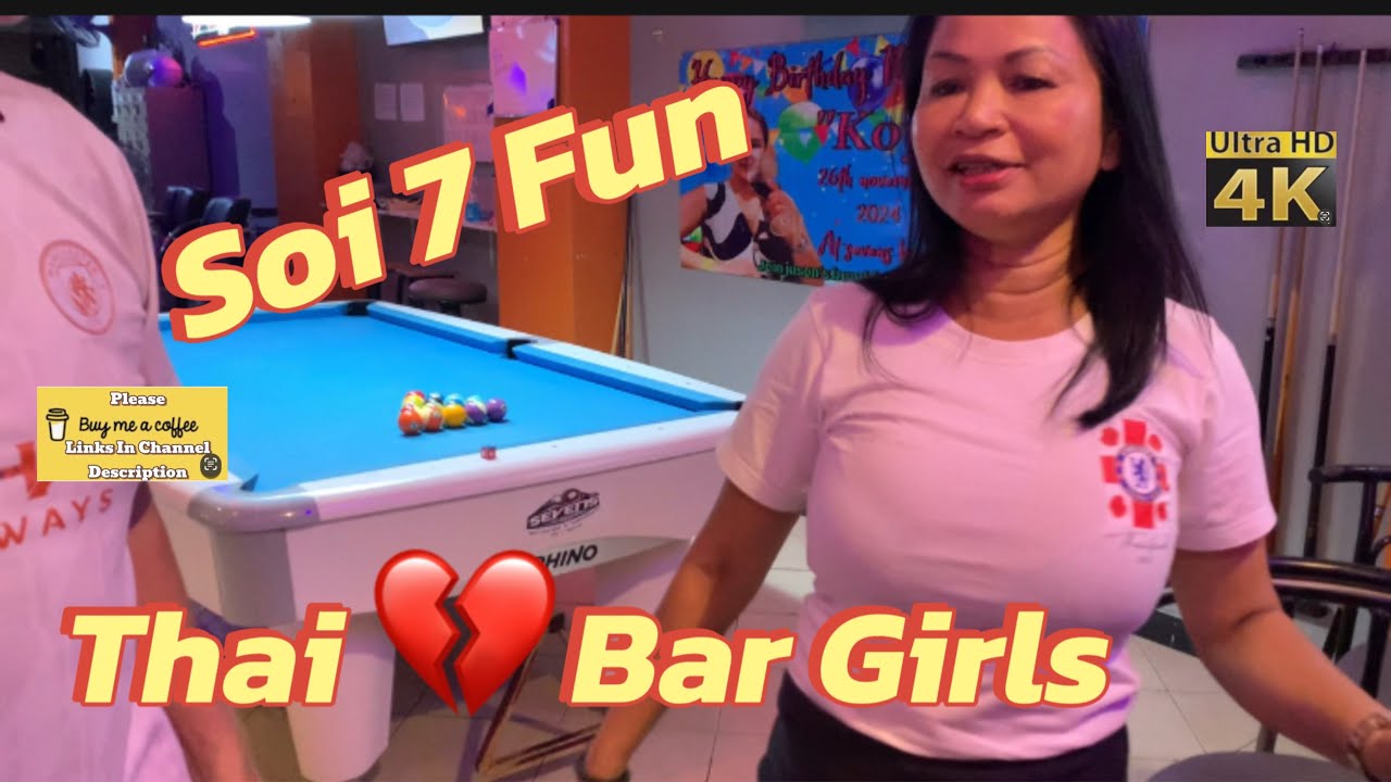 Jomtien Pattaya Soi 7 | Great Night Out ,Pop In And See The Owner At Sevens Bar ,Value Meal Deals 