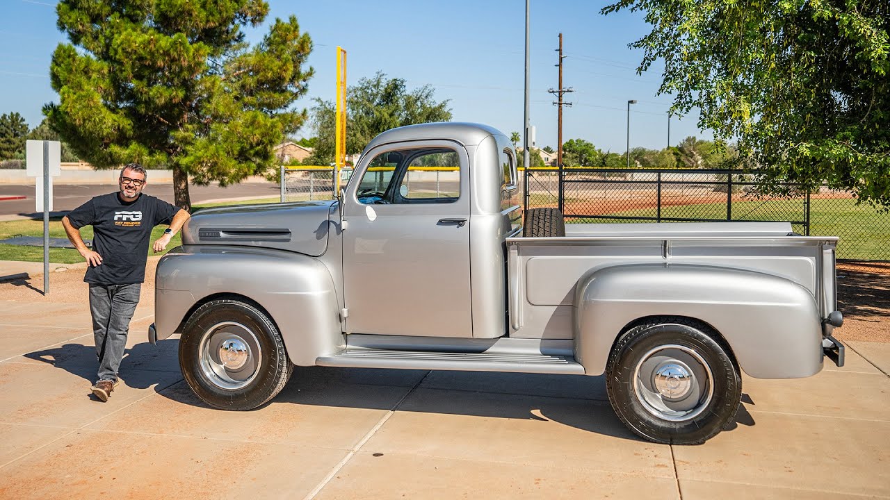 Coyote Swapped 1949 Ford F1 w/ a MANUAL TRANSMISSION!